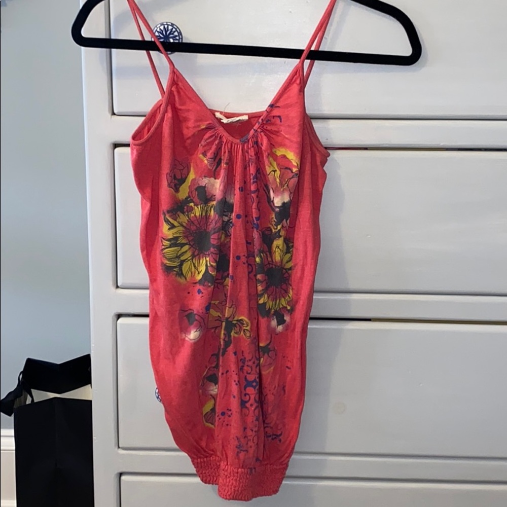 Floral tank top
